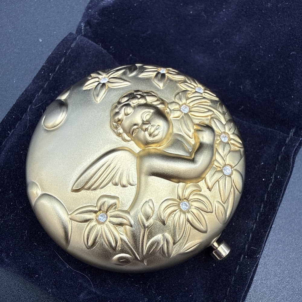 Estee Lauder May Angel Compact Translucent Pressed Powder 06 Lucidity Cherub VTG